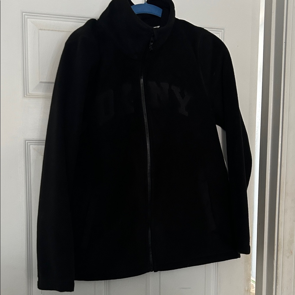 DKNY fleece full zip jacket, women’s M
